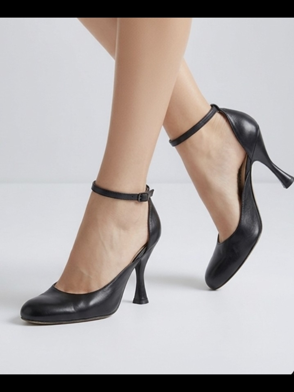 Dolce & Gabbana Classic Black Ankle-Strap Heels for Women